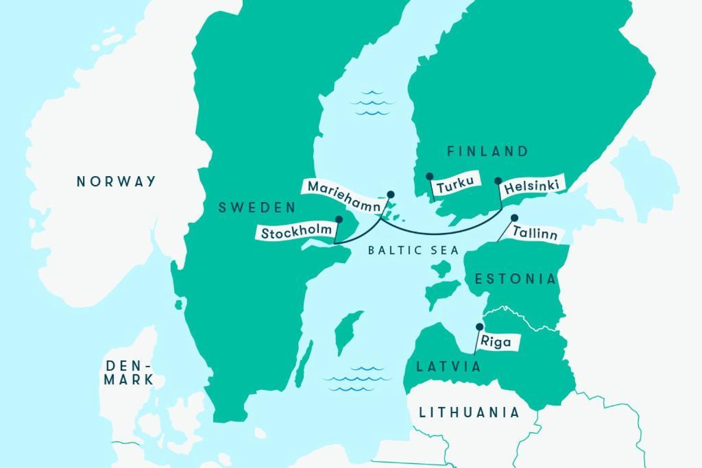 Hotel Silja Line Ferry - Helsinki To Stockholm Exterior foto